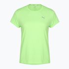 Moteriški bėgimo marškinėliai PUMA Run Favorite Heather green/neon