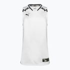 Vyriškas krepšinio tank topas PUMA Hoops Team Game Jersey puma white