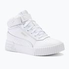 Vaikiški batai PUMA Carina 2.0 Mid Fur puma white/sedate gray