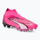 Futbolo batai PUMA Ultra Match + LL FG/AG poison pink/puma white/puma black