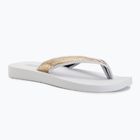 Moteriškos šlepetės per pirštą PUMA Sandy Flip Metallic Shine puma white/puma gold