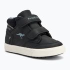 Vaikiški batai KangaROOS KaVu Primo V jet black / steel grey