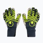 Vartininko pirštinės uhlsport Prediction Supergrip + HN navy/white/fluo yellow