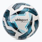 Futbolo kamuolys uhlsport Fairtrade Top Training Addglue white/black/fluo blue dydis 4