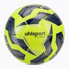 Futbolo kamuolys uhlsport 350 Lite Addglue fluo yellow/navy/silver dydis 5