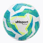 Futbolo kamuolys uhlsport Lite Soft 350 white/light blue/fluo yellow dydis 5