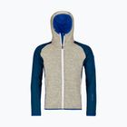 Ortovox Fleece Plus Classic Knit Hoody vyriška striukė su gobtuvu pilka 86942