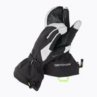 Vyriškos slidinėjimo pirštinės ORTOVOX Merino Freeride 3 Finger black