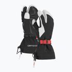 Moteriškos slidininkų pirštinės ORTOVOX Merino Freeride 3 Finger black raven