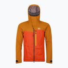 Moteriška ski touring striukė ORTOVOX 3L Ravine Shell hot orange