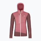 Moteriškas džemperis ORTOVOX Fleece Grid Hoody mountain rose