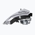 Priekinė dviračio perjungimo mechanizmo dalis Shimano FD-TY601-L6 Tourney 3x8/7/6 Top Swing M silver/black