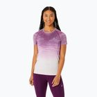 ASICS moteriški bėgimo marškinėliai Besiūliai marškinėliai su alyviniu atspalviu / giliai violetine spalva