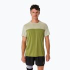Vyriški bėgimo marškinėliai ASICS Race Top performance dried leaf green/cactus