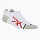 Kojinės ASICS Light Single Tab brilliant white/red snapper
