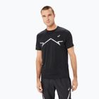 Vyriški bėgimo marškinėliai ASICS Lite-Show performance black