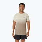 Vyriški bėgimo marškinėliai ASICS Seamless oatmeal/moonrock