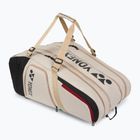 Teniso krepšys YONEX 726212 Gearlogic Racket Bag 12 pcs beige