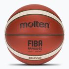 Krepšinio kamuolys Molten B6G4550 FIBA brown dydis 6
