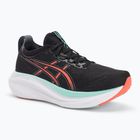 Vyriški bėgimo batai ASICS Gel-Nimbus 27 black/coral reef