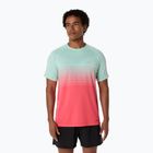 Vyriški bėgimo marškinėliai ASICS Seamless performance coral reef/oasis green
