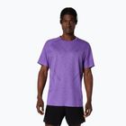 Vyriški bėgimo marškinėliai ASICS Metarun SS Top edo purple
