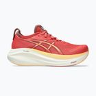 Asics Gel-Nimbus 27 moteriški bėgimo bateliai tamsiai rožinės spalvos molio/orange glow