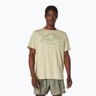Vyriški bėgimo marškinėliai ASICS Fujitrail Logo SS khaki