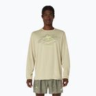 Vyriški bėgimo marškinėliai ilgomis rankovėmis ASICS Fujitrail Logo LS khaki