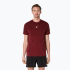 Vyriški bėgimo marškinėliai ASICS Road Seamless dark red planet