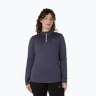 Moteriški bėgimo marškinėliai ilgomis rankovėmis ASICS Core LS Half Zip Winter indigo fog