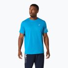 Vyriški bėgimo marškinėliai ASICS Icon SS Aegean Blue/Cream