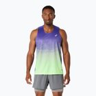 Vyriški bėgimo marškinėliai ASICS Road Fade Singlet cobalt burst/illuminate green