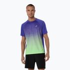 Vyriški bėgimo marškinėliai ASICS Road Fade SS cobalt burst/illuminate green