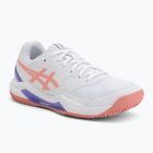 Moteriški padelio batai ASICS Gel-Dedicate 8 Padel W white/guava