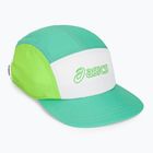 Kepurė su snapeliu ASICS Performance Running 5 panel aurora green/cream