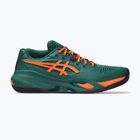 Vyriški padelio batai Asics Gel-Resolution X Padel Jewel Green/Energy Orange