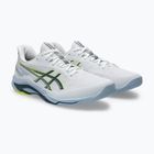 Vyriški batai ASICS Netburner Ballistic FF 4 white/raw indigo