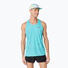 Vyriški bėgimo marškinėliai ASICS Metarun Singlet energy aqua