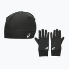 Kepurė ir pirštinės ASICS Winter Pack performance black