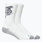 Kojinės ASICS Performance Run Crew brilliant white/illuminate yellow/f.eal