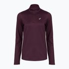 Moteriški bėgimo marškinėliai su ilgomis rankovėmis  ASICS Core 1/2 Zip Winter Top dark aubergine