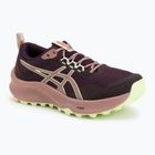 Moteriški bėgimo batai Asics Trabuco Terra 3 Dark Aubergine/Illuminate Yellow