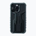 Topeak RideCase iPhone 14 Pro telefono dėklas juodai pilkas T-TT9876BG