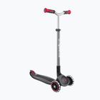 Vaikiškas triratis paspirtukas Globber Master Lights black/red