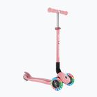 Vaikiškas triratis paspirtukas Globber Primo Foldable Lights pastel pink
