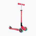 Vaikiškas triratis paspirtukas Globber Primo Foldable Lights red