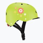 Vaikiškas šalmas Globber Primo Fantasy lime green flower