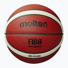 Krepšinio kamuolys Molten B7G4500 FIBA orange/ivory dydis 7