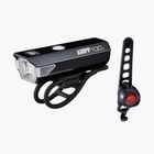 Dviračio žibintų rinkinys CatEye AMPP 100 HL-EL041RC / ORB-RC TL-LD160RC black